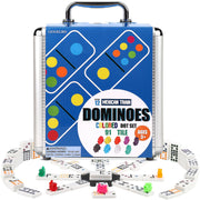 White Color Dominoes with Double Six and Double Nine