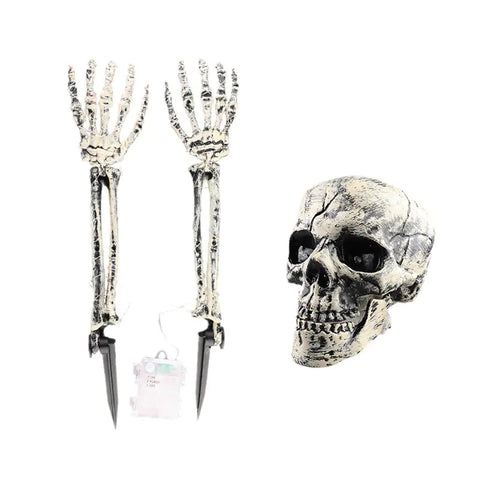 Halloween Skeleton Decoration Set for Garden (3 Pieces)