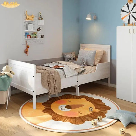 Cartoon Round Plush Floor Mat for Children&