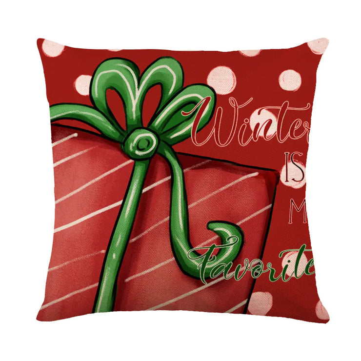 Christmas Snowflake Pillow Covers for Sofa and Bed Decor