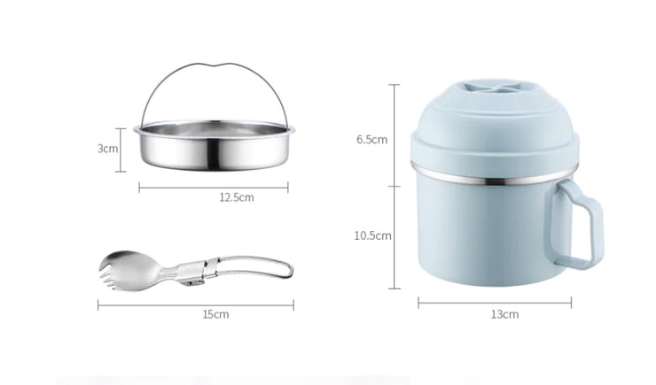 304 Stainless Steel Insulated Lunch Box with Seal