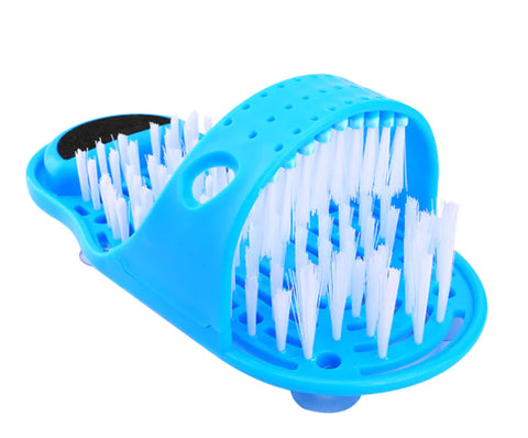 Foot Washing Brush with Rubbing Stone and Slippers