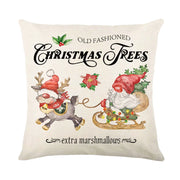 Christmas Snowflake Pillow Covers for Sofa and Bed Decor
