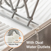 Foldable Baby Bottle Drying Rack with Tray for Travel
