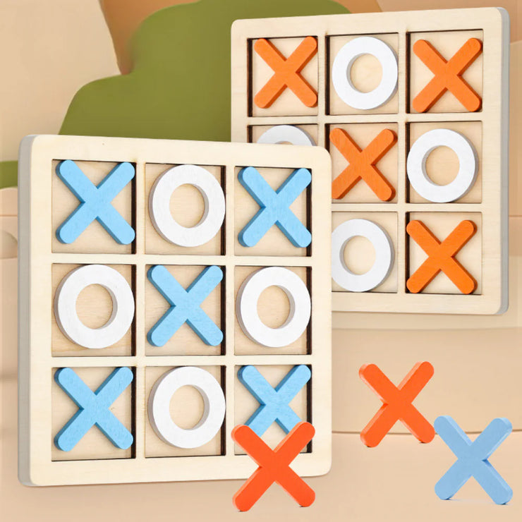 Mini Wooden Chess Game for Kids - Educational Puzzle