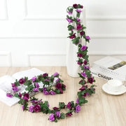 250CM Artificial Rose Garland for Home and Garden Decor