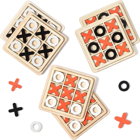 Mini Wooden Chess Game for Kids - Educational Puzzle