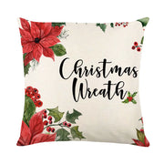 Christmas Snowflake Pillow Covers for Sofa and Bed Decor