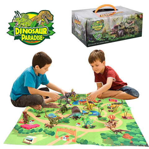 Dinosaur World Game Carpet Scene and Rug