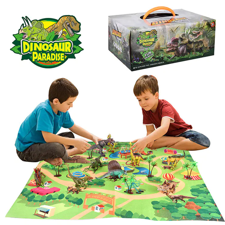 Dinosaur World Game Carpet Scene and Rug