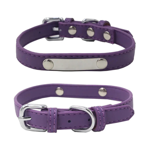 Microfiber Light-Up Dog Collar