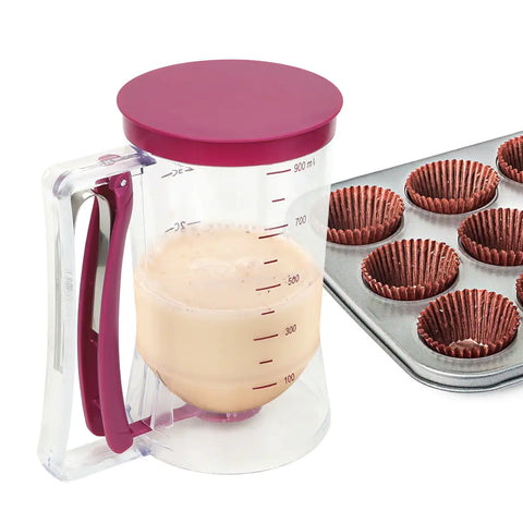 Batter Dispenser, Handheld Funnel, Liquid Measuring Tool