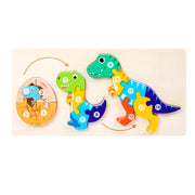 3D Dinosaur Puzzle Toy for Children's Cognitive Growth