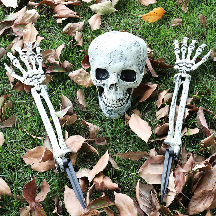 Halloween Skeleton Decoration Set for Garden (3 Pieces)