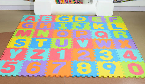 New EVA Puzzle Mat with Numbers and Letters (Eco-Friendly)