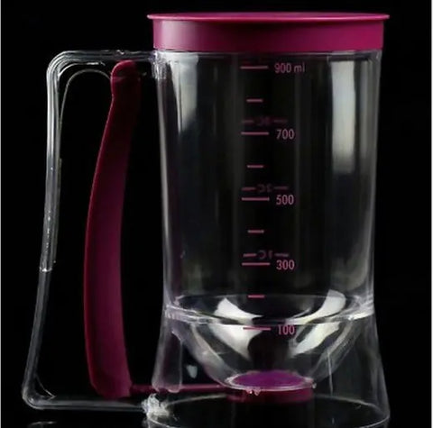 Batter Dispenser, Handheld Funnel, Liquid Measuring Tool