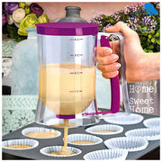 Batter Dispenser, Handheld Funnel, Liquid Measuring Tool
