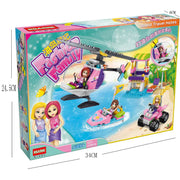 Kids Building Block Toy - Island Adventure Helicopter
