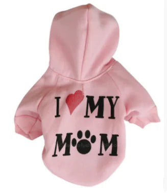 Printed Fleece Sweater for Dogs - Mommy Design