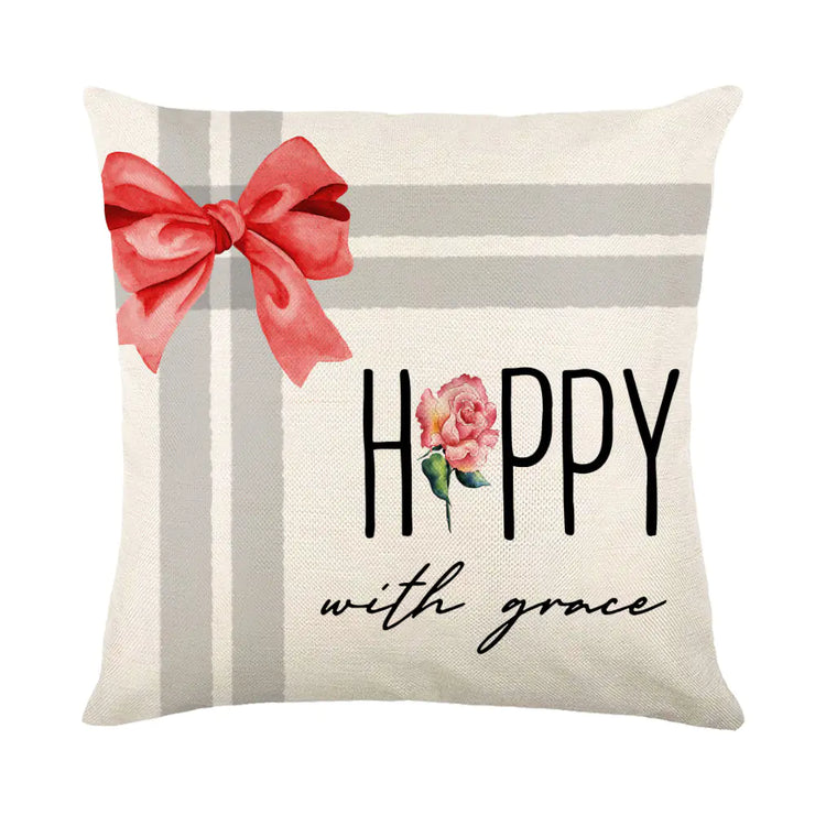 Christmas Snowflake Pillow Covers for Sofa and Bed Decor