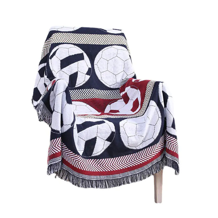 Dulcis American Style Thick Knit Blanket for Sofas