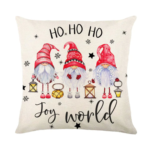 Christmas Snowflake Pillow Covers for Sofa and Bed Decor