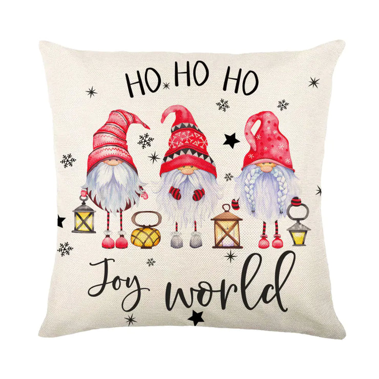 Christmas Snowflake Pillow Covers for Sofa and Bed Decor