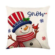 Christmas Snowflake Pillow Covers for Sofa and Bed Decor