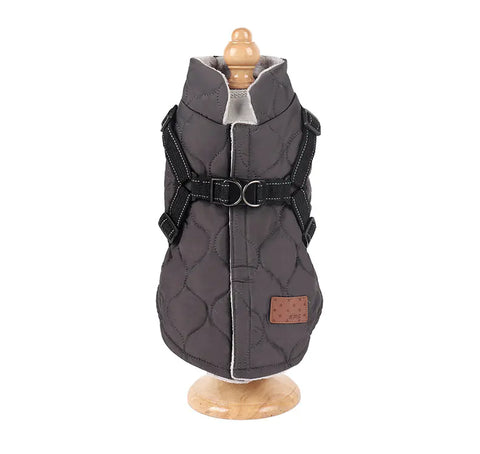 Reflective Cotton Vest for Dogs with Chest and Back