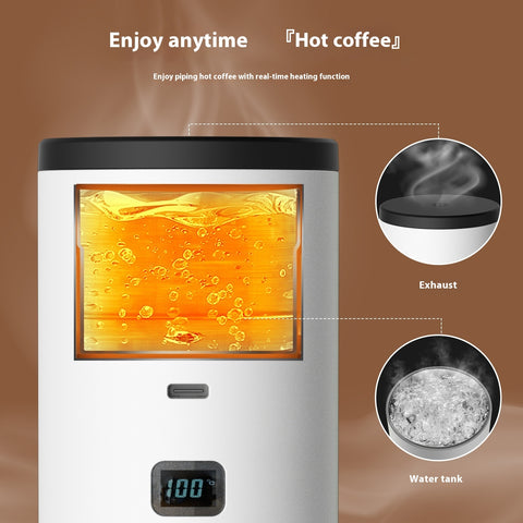 Portable Capsule Coffee Machine Automatic Wireless Heating
