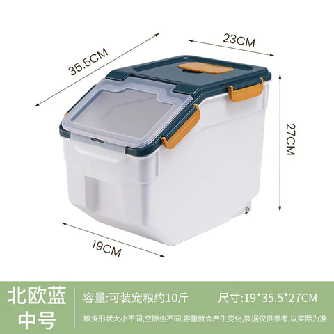 30L Cat Food Storage Bin - Moisture and Insect Proof
