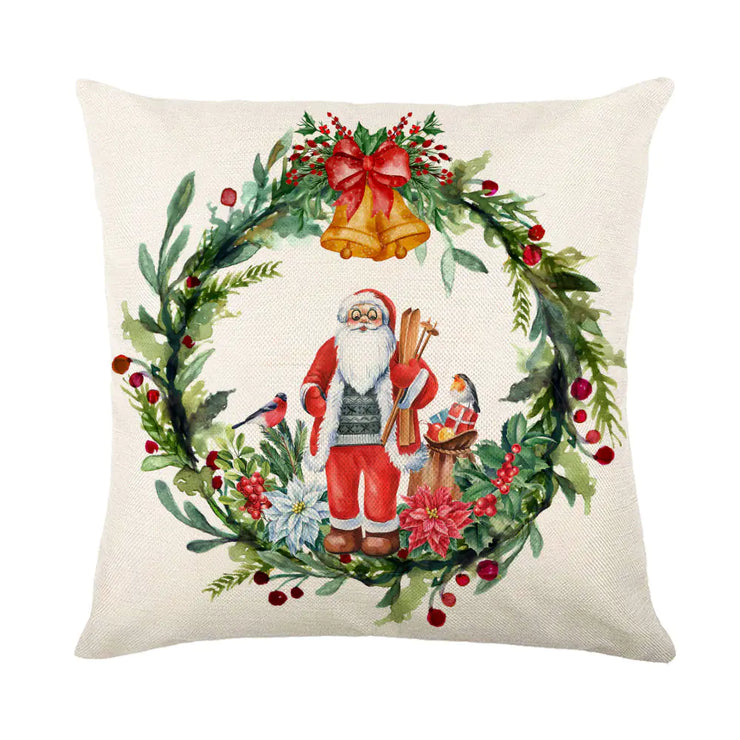 Christmas Snowflake Pillow Covers for Sofa and Bed Decor