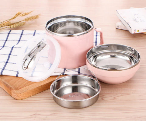 304 Stainless Steel Insulated Lunch Box with Seal