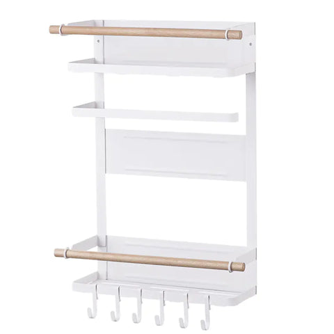 Multifunctional Kitchen Sidewall Hanger and Shelf