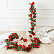 250CM Artificial Rose Garland for Home and Garden Decor