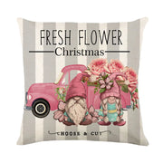 Christmas Snowflake Pillow Covers for Sofa and Bed Decor