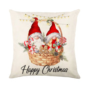 Christmas Snowflake Pillow Covers for Sofa and Bed Decor