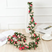 250CM Artificial Rose Garland for Home and Garden Decor