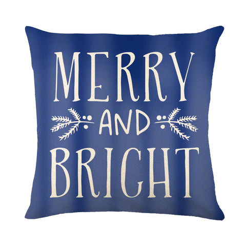 Christmas Snowflake Pillow Covers for Sofa and Bed Decor