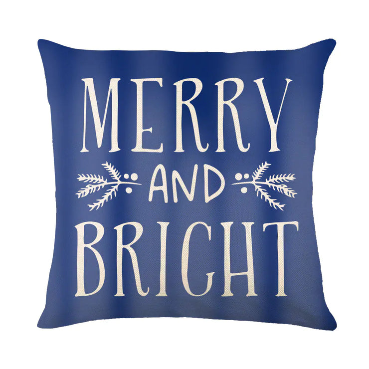 Christmas Snowflake Pillow Covers for Sofa and Bed Decor