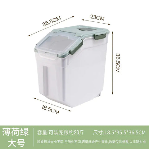 30L Cat Food Storage Bin - Moisture and Insect Proof