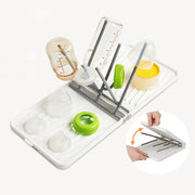 Foldable Baby Bottle Drying Rack with Tray for Travel