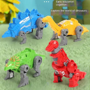 Transforming Robot Dinosaur Action Figure Model for Boys