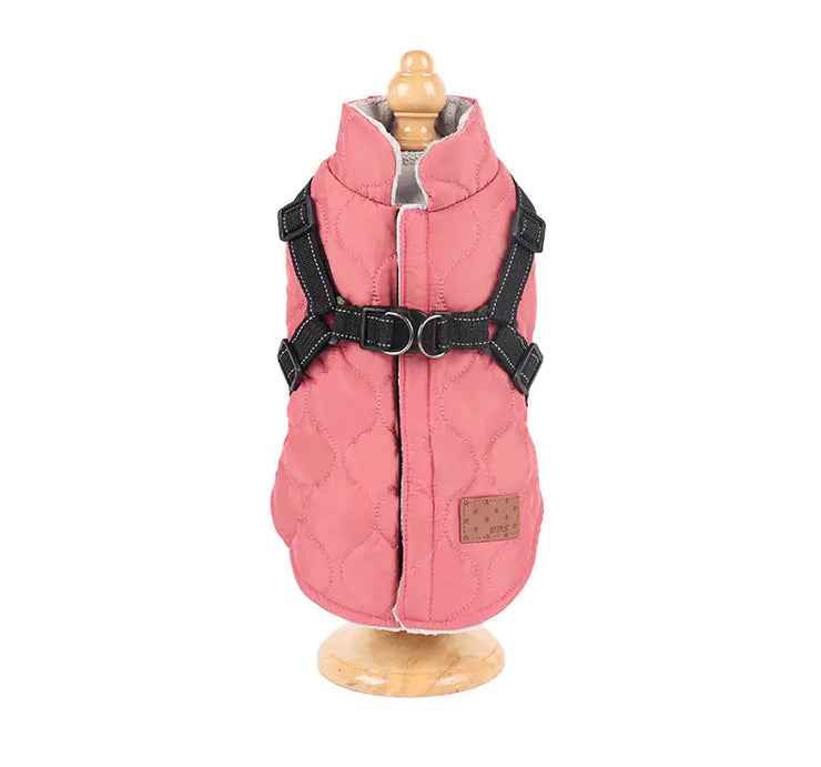 Reflective Cotton Vest for Dogs with Chest and Back
