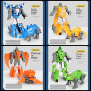 Transforming Robot Dinosaur Action Figure Model for Boys