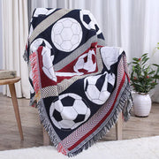 Dulcis American Style Thick Knit Blanket for Sofas