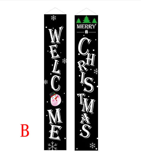 Halloween and Christmas Decorative Door Curtains