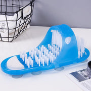 Foot Washing Brush with Rubbing Stone and Slippers